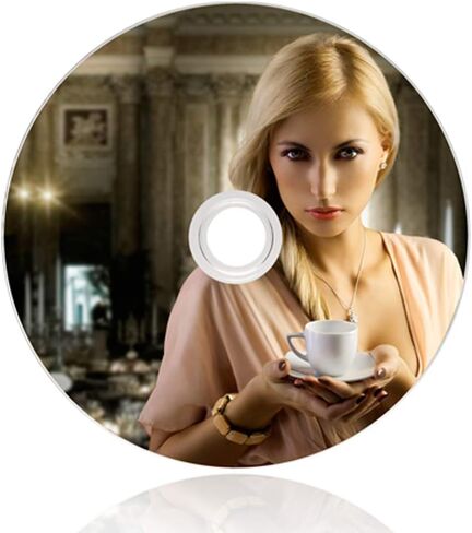 300 Ritek Pro CD-R 700MB Water Resistant Glossy White Inkjet Printable Disc in Kuwait