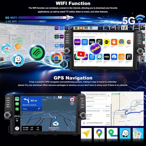 64G Upgrade Car Radio for Honda Civic 2016 2017 2018 2019 2020 2021, 9" Touchscreen Replacement Stereo Accessories, Wireless CarPlay Android Auto 5GWiFi GPS Navigation Plug and Play Camera DSP BT SWC in Kuwait