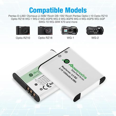 D-LI92 Battery and Charger in Saudi Arabia