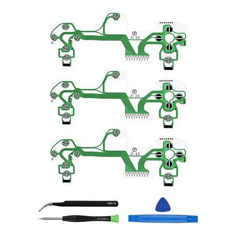 WCDZSU 3 Pack Conductive Film Keypad Flex Cable for PS4 JDM-050 Controller in Saudi Arabia