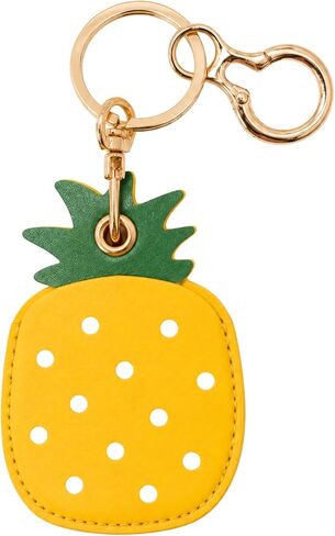Cute AirTag Holder Compatible with Apple AirTag Keychain, PU Leather Key Ring Case for Keys Pet Collar Handbag Purse Clutch Travel, Anti Lost Protective Air Tag Charm Key Chain Cover, (Strawberry) in Kuwait