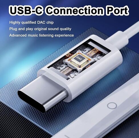 2 Packs USB C Headphones for iPhone 17/16/15 Pro Max Plus Type C Earphones with Microphone & Remote Noise Cancelling Earbuds for iPhone 17/16/15 Pro, iPad, Galaxy S23/S22/S21/S20/Ultra Note 10/20 in Kuwait