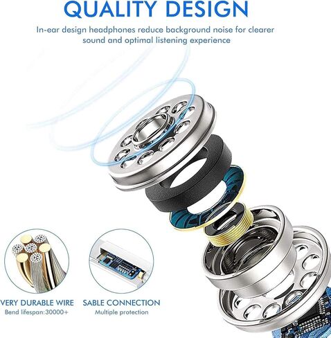 Lightning Earbuds for iPhone with Mic, Volume Control, Noise Reducing in Kuwait