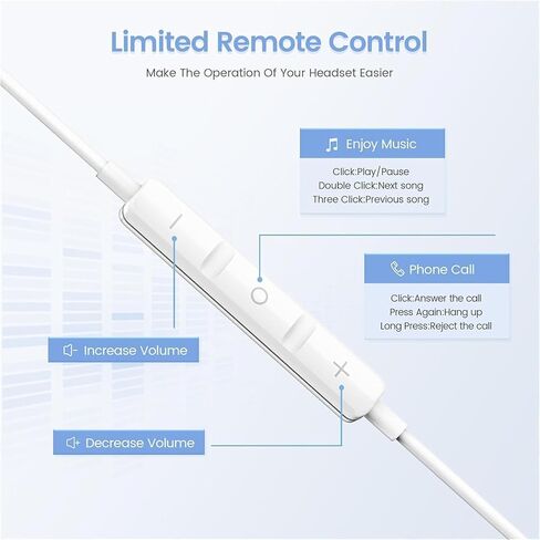 Lightning Earbuds for iPhone with Mic, Volume Control, Noise Reducing in Kuwait