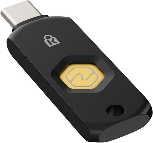 Kensington VeriMark NFC+ USB‑C Security Key, FIDO2/WebAuthn Hardware Authenticator for Passwordless Login, Works with Windows, macOS & Chrome OS, K64739WW in Kuwait