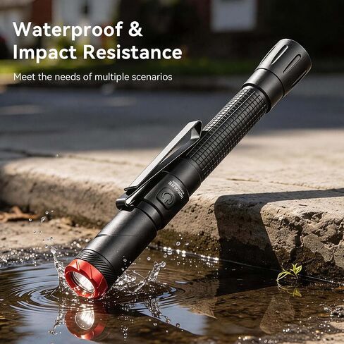 Hopedone P2 Magnetic Rechargeable Pen Light, 800LM Swivel Inspection Light in Kuwait
