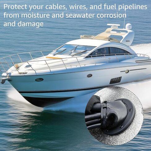 Boat Transom Boot for Diameter 4 2/5 Boat Transom Steering Wires Protection in Kuwait