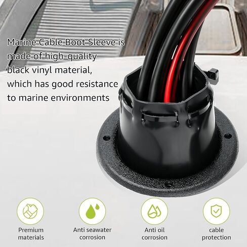 Boat Transom Boot for Diameter 4 2/5 Boat Transom Steering Wires Protection in Kuwait