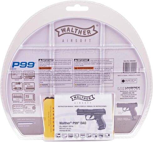Umarex Walther P99 Blowback CO2 Powered 6mm BB Pistol Airsoft Gun in Saudi Arabia
