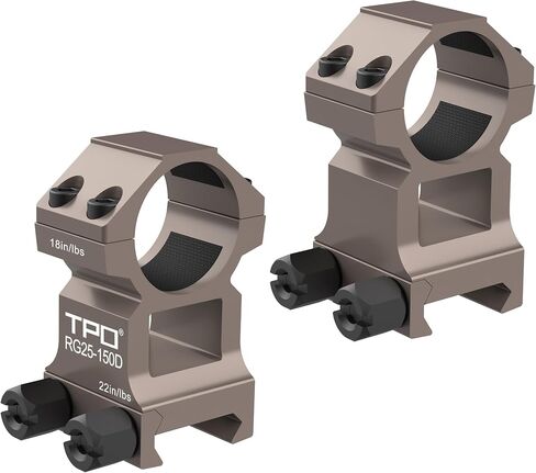 Scope Rings 1 Inch Picatinny, 1.5 Inch Height Picatinny Scope Mount for Heavy-Duty Rifle Scope Hunting (RG25-150D) in Kuwait