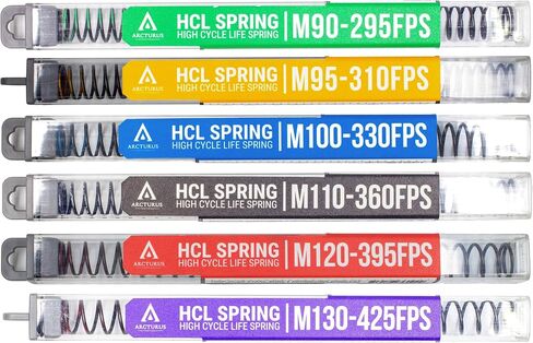 Arcturus RS High Cycle Life Spring M90-M130 / 295FPS-425FPS Airsoft AEG in Kuwait