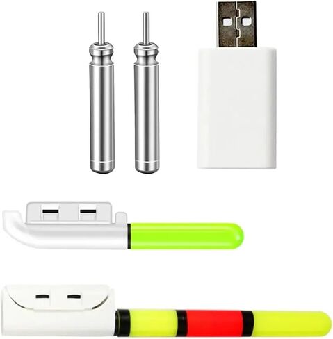 Fishing Glow Sticks Led Night Fishing Poles with Rechargeable Battery Glow Lamp Rod Tip Glow Tube Fishing Tackle Tool in Kuwait