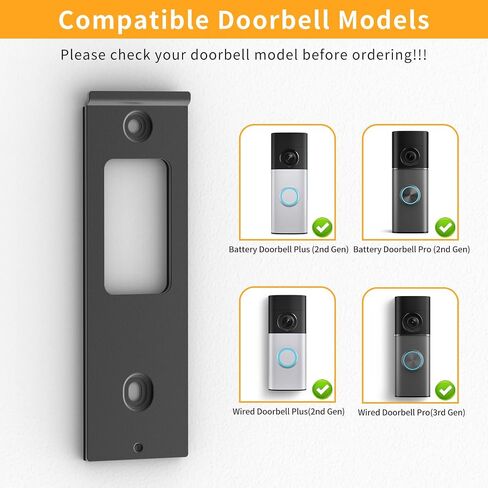 All-new Video Doorbell Metal Replacement Backplate,Not for Blink Doorbell in Kuwait