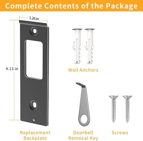 All-new Video Doorbell Metal Replacement Backplate,Not for Blink Doorbell in Kuwait