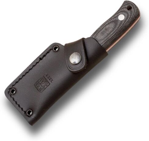 Joker - Erizo TS1 Survival Knife | Micarta Handle | 2.95" Blade | Includes Leather Sheath & 550 Paracord | Ideal for Fishing, Hunting, Camping, Hiking Hunting Knife, CM81 in Kuwait