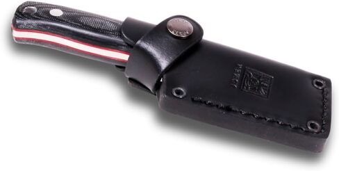 Joker - Erizo TS1 Survival Knife | Micarta Handle | 2.95" Blade | Includes Leather Sheath & 550 Paracord | Ideal for Fishing, Hunting, Camping, Hiking Hunting Knife, CM81 in Kuwait