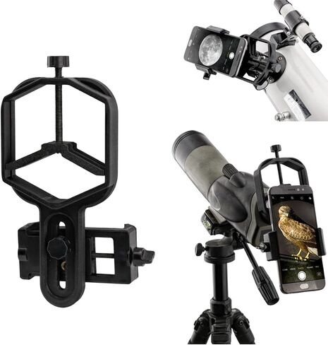 Monocular Telescope Smartphone Adapter, Digiscoping Phone Holder in Kuwait