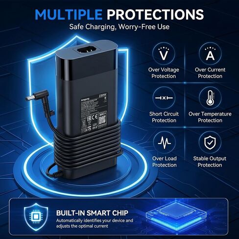 230W Gaming Laptop Charger Compatible with HP OMEN 16 15 17 in Kuwait