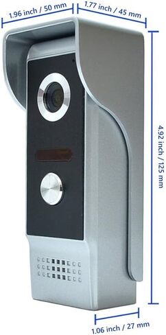 Wired Video Intercom System, 7 Inch Video Doorbell Door Camera Kit in Saudi Arabia