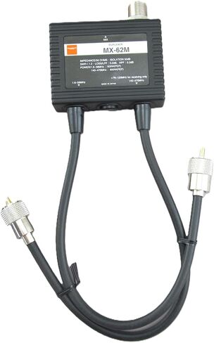 Diamond Antenna MX-62M Duplexer – HF (1.6-56MHz) / VHF/UHF (76-470MHz) 600W PEP, 50Ω Splitter/Combiner, SO-239 / PL-259 Leads in Kuwait