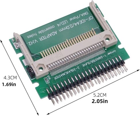 Compact Flash Memory Card to 2.5" Male IDE 44PIN Adapter Expansion Convertor New in Kuwait