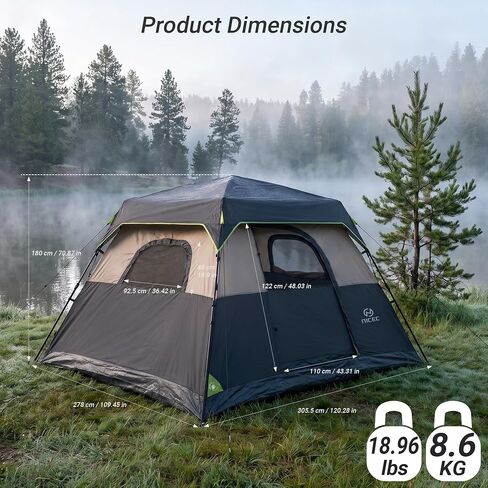 Nice C Instant 4/6/8 Person Camping Cabin Tent in Saudi Arabia