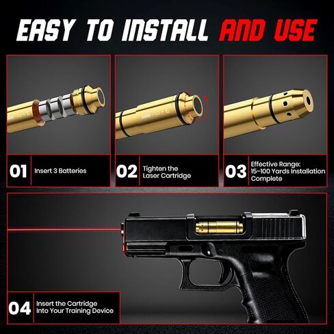 Dry Fire Laser Training System with 5 Difficulty Levels and Sound Feedback in Kuwait