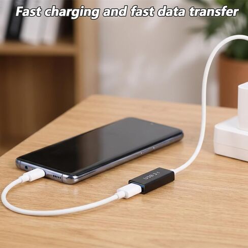 USB 3.0 Female to Female Adapter 2 Pack and USB-A to USB-C Adapter 3 Pack 10Gbps USB 3.1 Bi-Directional USB Extension Connector for Data Sync and Fast Charging in Saudi Arabia