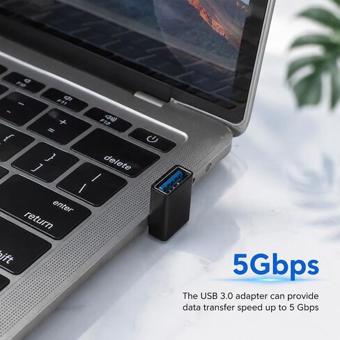 2pcs 90 Degree USB 3.0 Adapter, USB A Male to Female Converter Extender in Saudi Arabia