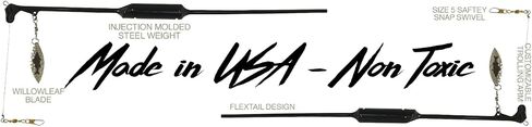 RTF - Dakota Flash Bouncer - Willowleaf Blade - Flextail Avoids Snags - Rugged Plastic - (1oz - 3pk) in Saudi Arabia