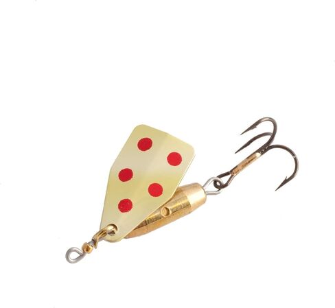 Jake's Lures Spin Fishing Equipment, 1/6 oz, Gold with Red in Saudi Arabia