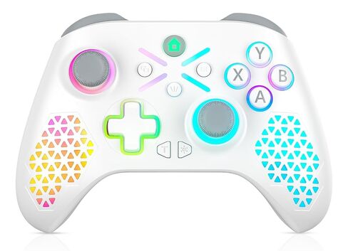 Nonbliep RGB Wireless for Xbox Controller, Compatible with Xbox Series X|S, Xbox One & Windows 10/11, Gaming Controller with Hall Trigger, Turbo, Macro, 3.5mm Audio Jack, Dual Vibration White in Saudi Arabia