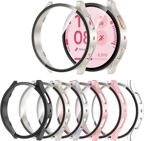 [6 Pack] Case Screen Protector for Samsung Galaxy Watch 4/5/FE 40mm in Kuwait