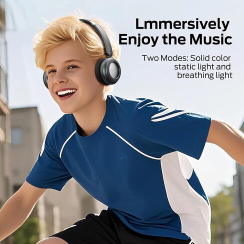 Oraolo N-Tune MINI 01 Wireless On-Ear Headphones, Bluetooth 6.0 Wireless Audio Gear, 50-Hour Continuous Playback, Ergonomic & Lightweight Construction, Hands-Free Telephony (Black) in Kuwait