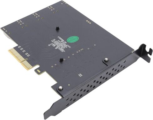 Cosiki PCIe to 4 Port Mini SAS SFF 8087 Adapter, 16 Port SA TA 3.0 Expansion Card, Mini SAS Host Adapter with Hot Swapping & NCQ Support, Ideal for 10, 11, 2003 & Systems in Kuwait