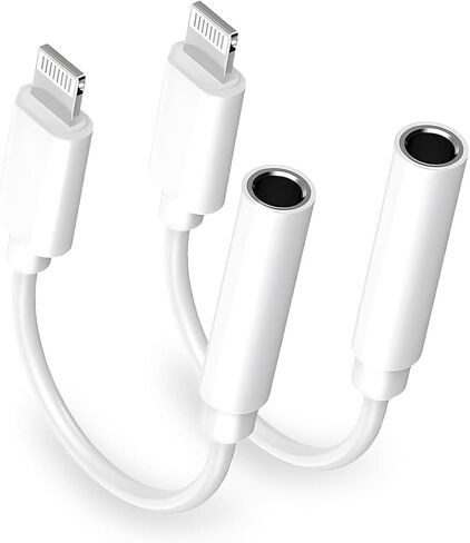 [Apple MFi Certified] Apple iPhone 14 Pro Max Headphone Adapter 2 Pack in Kuwait