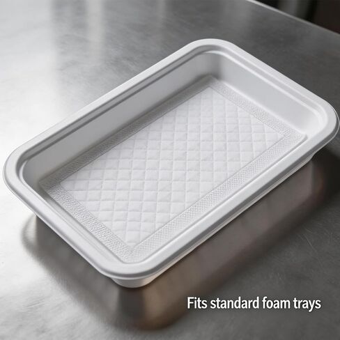 500 Pcs Meat Absorbent Pads 7.1 x 3.94 Inch, White Bulk Soaker Pad for Vacuum Sealer Bags for Meat Trays, Poultry & Fish in Saudi Arabia