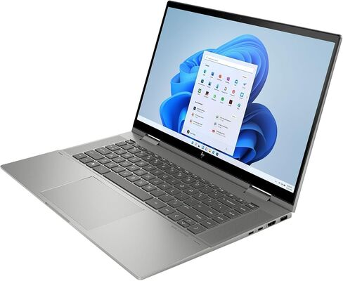 HP 2024 Laptop | Envy x360 2-in-1 | 15.6" 1920 x 1080 Touch IPS | Intel-10 Core i5-1335U | 8GB DDR4 | 512GB SSD | Windows 11 Home | Wi-Fi 6E - BT 5.3 - Backlit KB - 5MP IR Camera - Mineral Silver in Kuwait