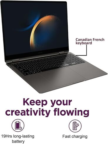 Samsung Galaxy Book3 Pro 360, 16" 2-in-1 Laptop, Intel i7-1360P, 16GB RAM in Kuwait
