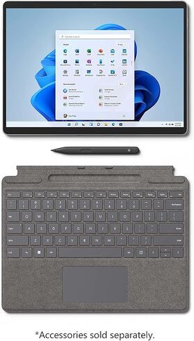 Microsoft Surface Pro 8-13" Touchscreen - Intel Evo Platform Core i5-8GB Memory - 256GB SSD - Device Only - Platinum (Latest Model) (Renewed) in Kuwait