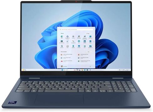 Lenovo IdeaPad 5 16IAL10 83KS0012US 16" Touchscreen Convertible 2 in 1 Notebook - WUXGA - Intel Core Ultra 7 2nd Gen 255U - 16 GB - 1 TB SSD - English (US) Keyboard - Cosmic Blue - Intel Chip - 1920 x in Kuwait