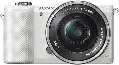 Sony Alpha a5000 20.1MP SLR Camera (White) in Kuwait