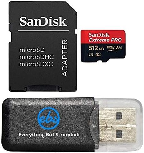 SanDisk MicroSDXC 512GB Extreme Pro Memory Card for GoPro Action Cameras in Kuwait