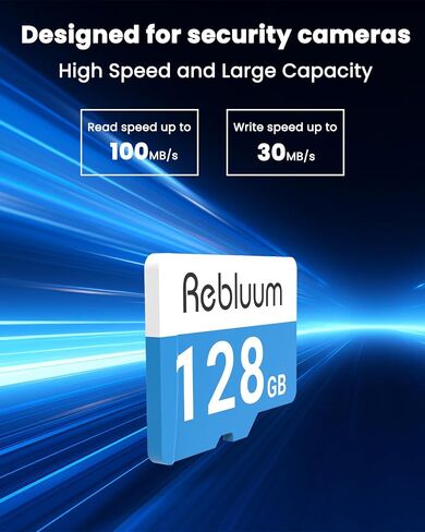Micro 128GB SD Card for Solar Security Cameras Indoor Outdoor in Kuwait