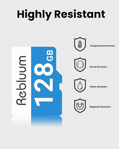 Micro 128GB SD Card for Solar Security Cameras Indoor Outdoor in Kuwait