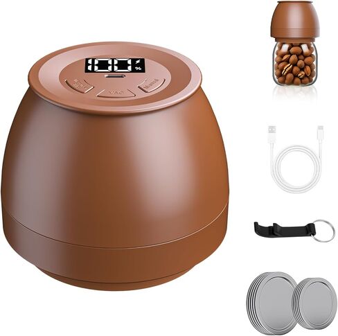 FUTUREZEN Electric Mason Jar Vacuum Sealer for Regular and Wide Mouth, Blue in Kuwait