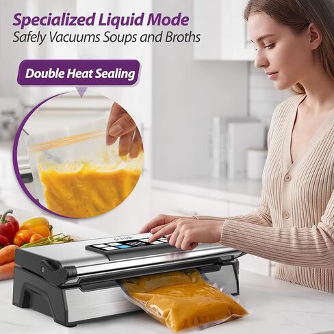 98Kpa Vacuum Food Sealer Machine with AquaLock Technology in Kuwait
