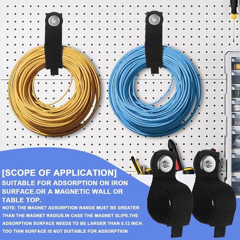 Kanemc 4PCS Extension Cord Holder Organizer Heavy Duty Storage Straps in Kuwait