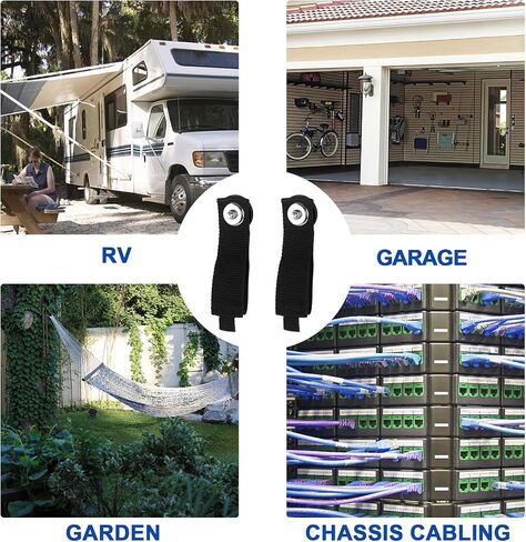 Kanemc 4PCS Extension Cord Holder Organizer Heavy Duty Storage Straps in Kuwait