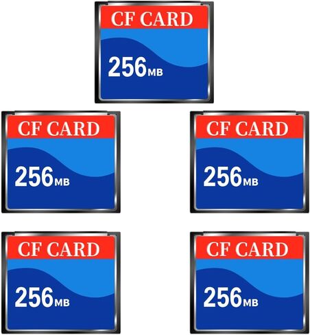 High-Performance 256MB CF Card (5-Pack) - Perfect for Cameras, N64 Consoles & More | Fast Data Transfer | Reliable Storage in Kuwait